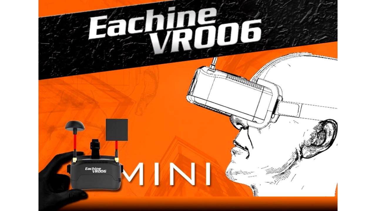 NEW Very Cheap 34$!!! Mini FPV Goggles Eachine VR006 VR-006V!