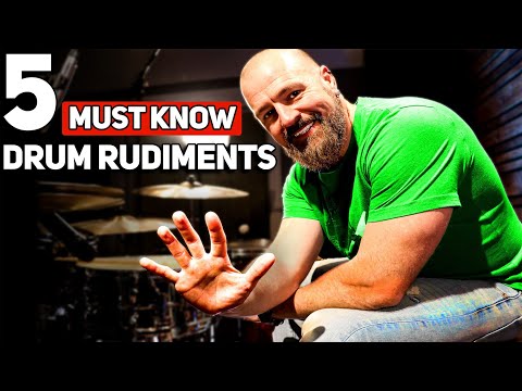 BEGINNER DRUMMERS: The 5 MUST KNOW Drum Rudiments