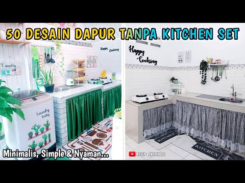 50 DESAIN DAPUR TANPA KITCHEN SET MINIMALIS | LINK PEMBELIAN PRODUK ADA DI DESKRIPSI