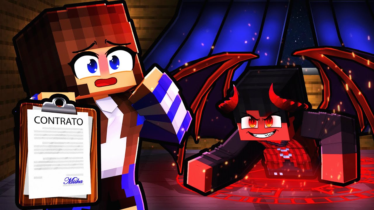 MIIKA fez CONTRATO com o ANJO do MAL no Minecraft ◂Miika▸