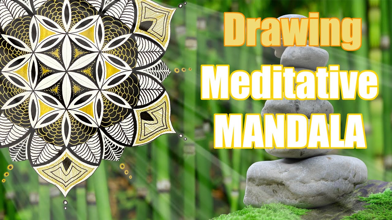 Drawing Meditative Mandala YouTube