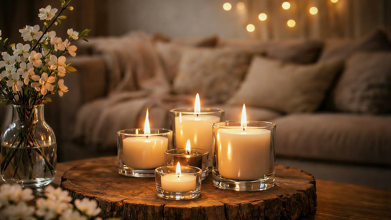 🕯️Quand les bougies s’allument... Relax et détente profonde. Massage. Musique zen (2h) SS PUB