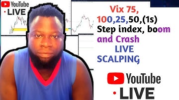 LIVE TRADING ON BOOM AND CRASH VIX 75, STEP INDEX, RANGE AND JUMP