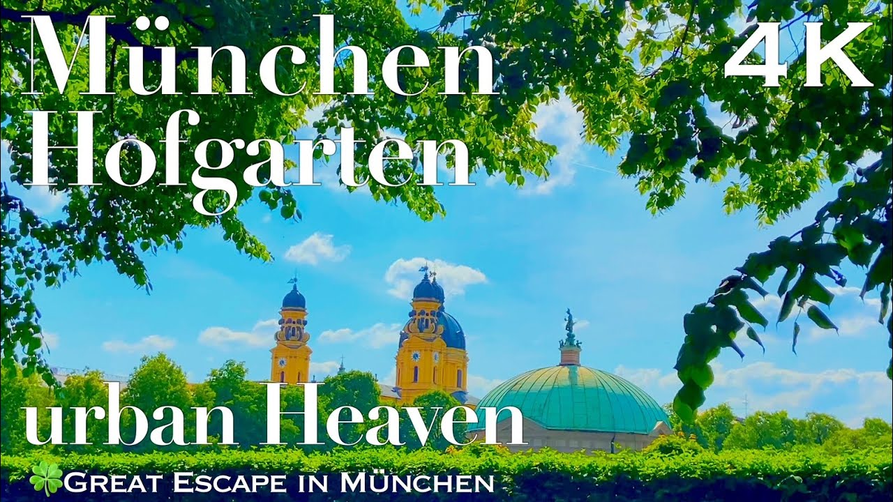 【Munich Germany Hofgarden】urban Relaxation Munich's Hidden Paradise