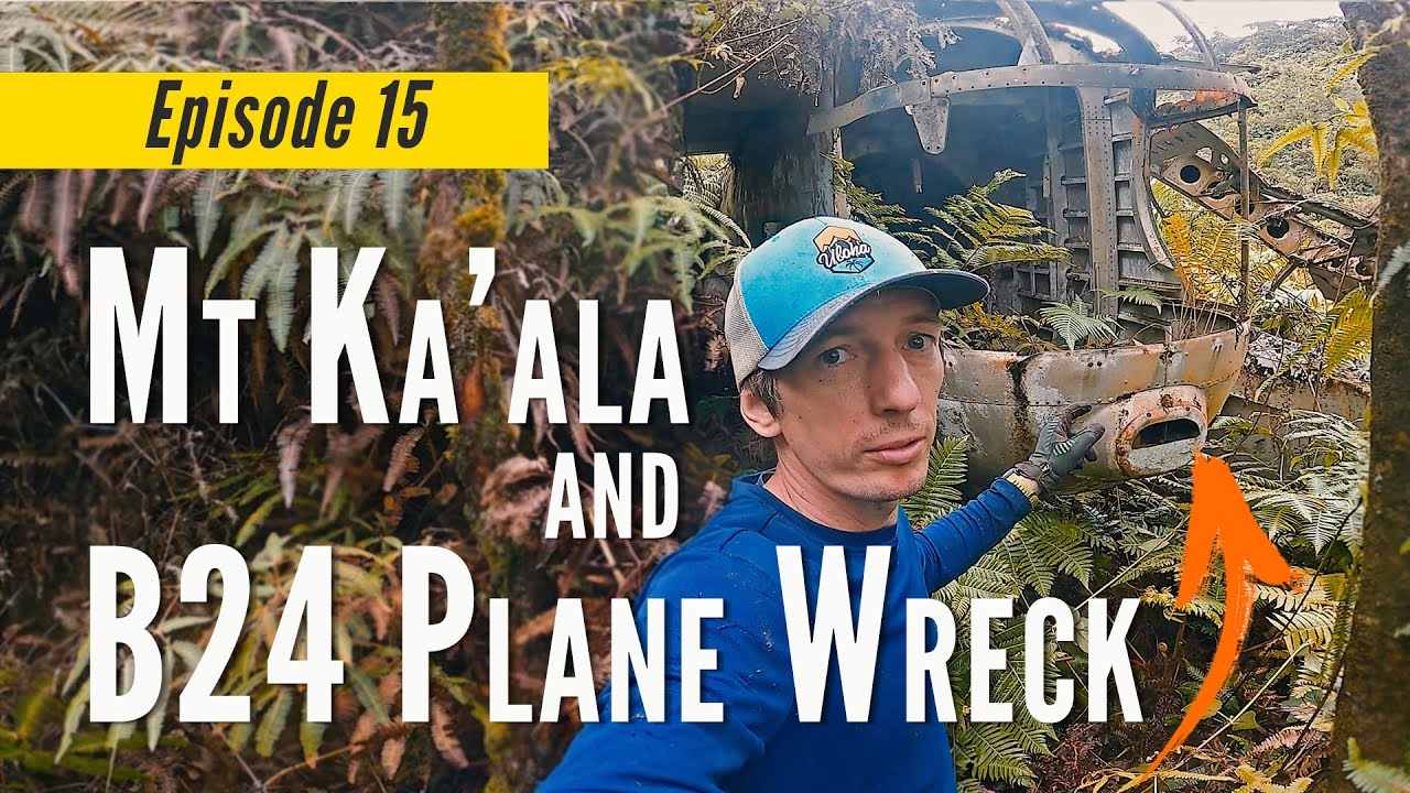 Подъём на гору Каала к месту крушения самолёта B24 | 100 самых высоких вершин Гавайев