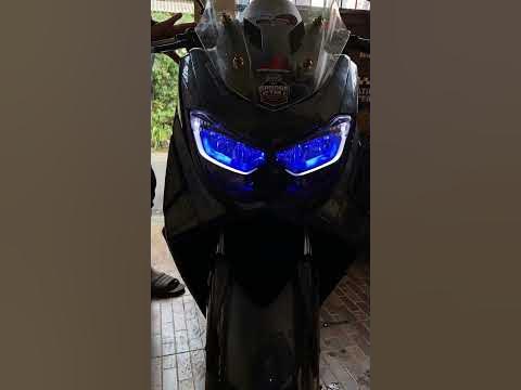 headlamp nmax old versi nmax new - YouTube