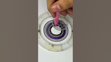 When Geometry Becomes Art – So Satisfying! #art #asmr #spirograph #shorts
