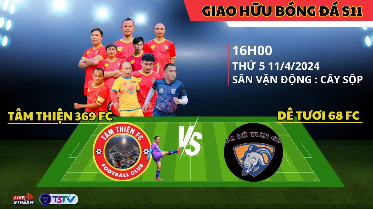 HIGHLIGHT : FC TÂM THIỆN 369 VS FC DÊ TƯƠI 68 - YouTube