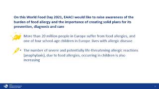 EAACI Celebrates World Food Day 2021 - a message from EAACI President Marek Jutel
