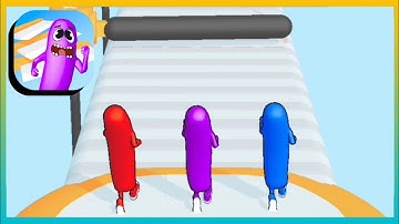 Wacky Run | All Levels Gameplay Android,ios (Levels 1-3)