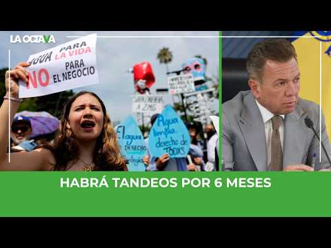 WATER CUTS due to JALISCO WATER CRISIS ANNOUNCED by PABLO LEMUS