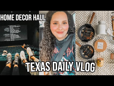 PCS VLOG: HOME DECOR HAUL AND MOVIE DATE | MILITARY WIFE