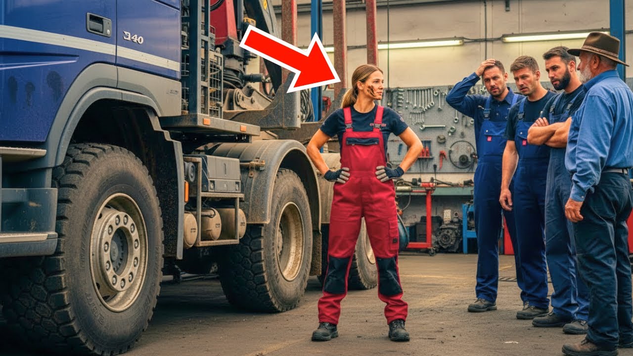23 mécaniciens ont abandonné le camion forestier Volvo — jusqu’à ce qu’elle le démarre en 27 seconde