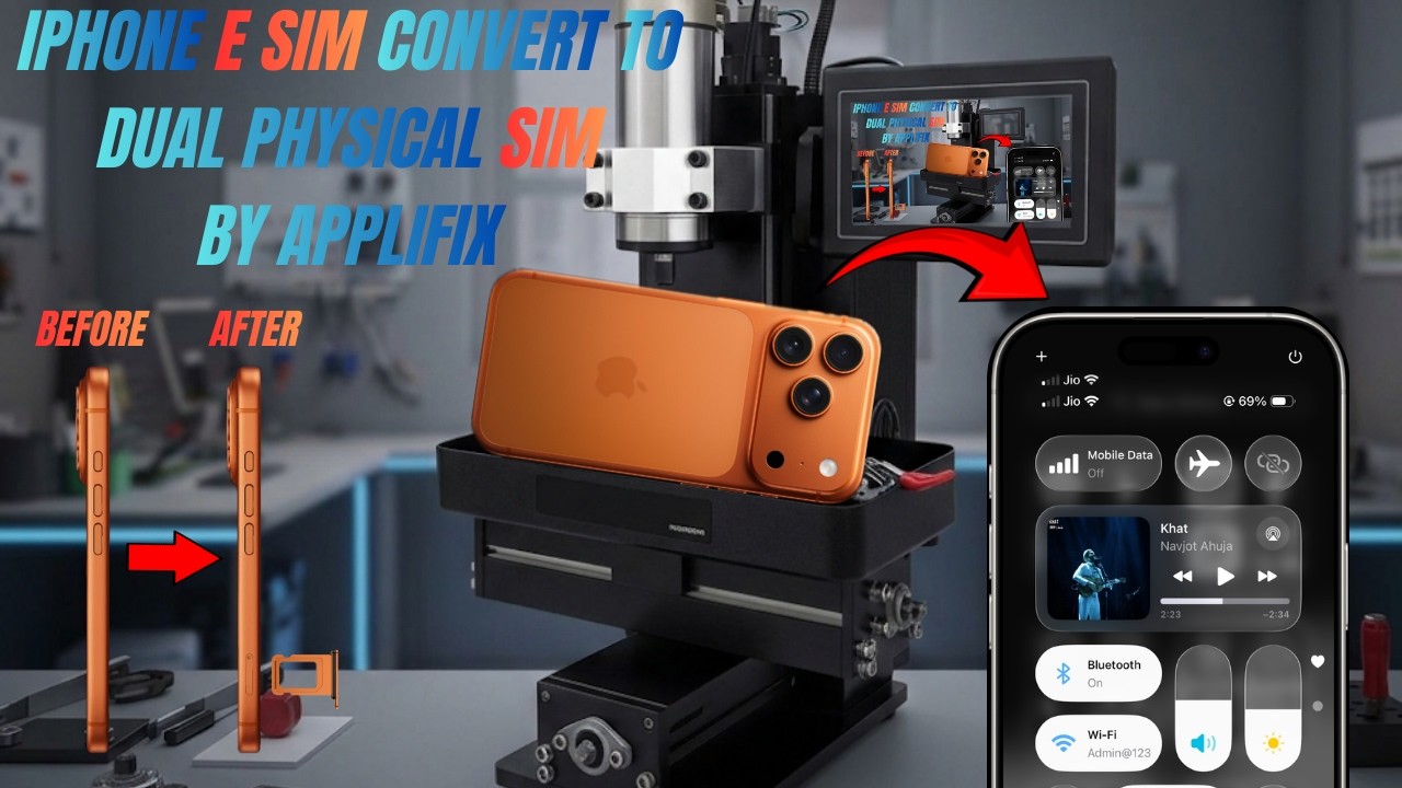 iPhone 17 Pro Max eSIM to Dual Physical SIM Conversion