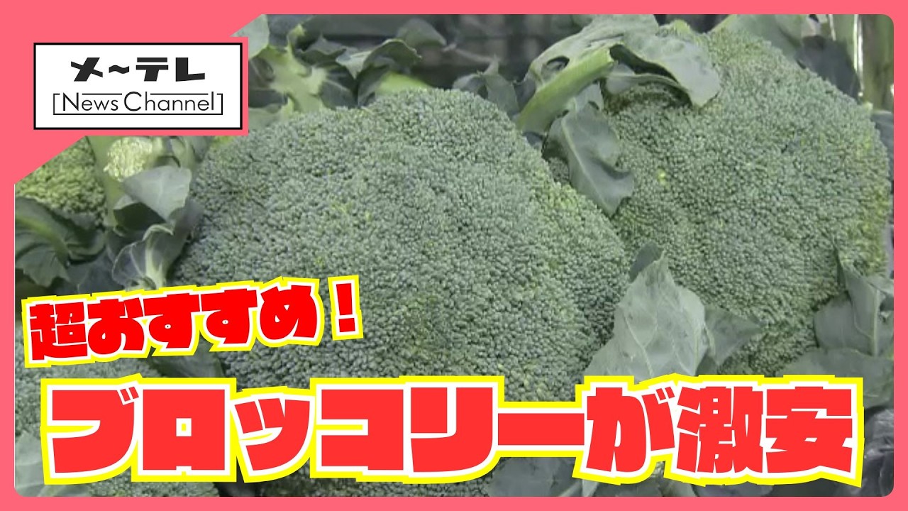 今のおすすめは激安なブロッコリー　雨不足の影響　新ジャガ・新タマネギが高値に　 (26/03/04 15:03)