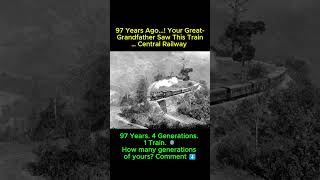 97 Years Ago… Your Great-Grandfather Saw This Train 🚆 | Central Railway EMU #shorts