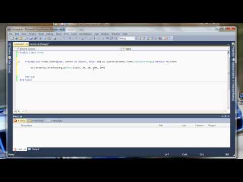 Como crear un Rectangulo utilizando lenguaje Visual Basic en Visual Studio