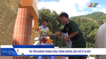 Tri Tôn khánh thành công trình đường lên chữ Ô Tà Sóc | Đài Truyền hình An Giang