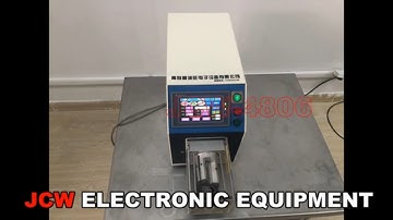 JCW-4806 Programmable Coaxial Wire Stripping Machine, It Strip Cable with Rotary Blade