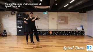 Cha Cha Cha Silver Step- Spiral Turns