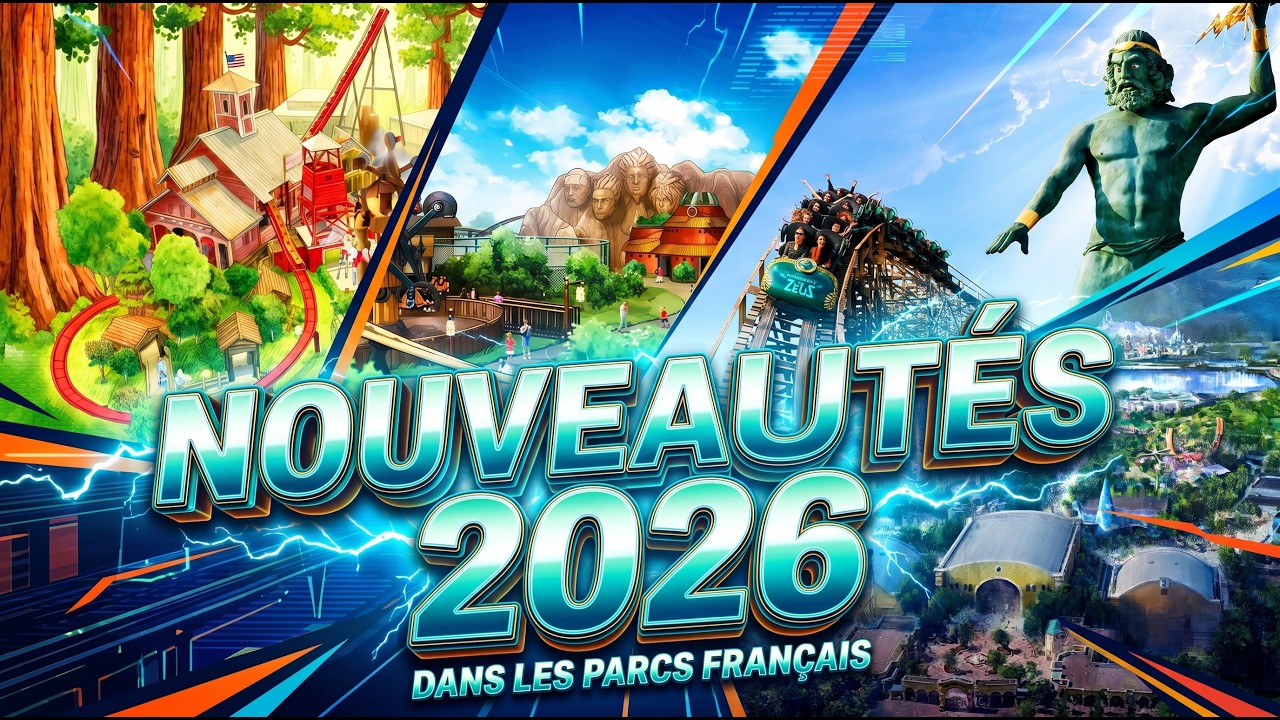 Les nouveautés 2026 dans les parcs d'attractions français