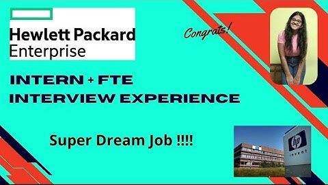 HPE Interview Experience | On-Campus | VIT | ECM | SuperDream Job | 2022 #placements