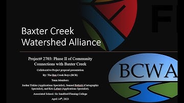 GIS Collabrative Project Presentation