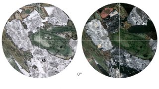 Virtual Microscope: Αιγιρίνης, Ορθόκλαστο / Aegirine, Orthoclase