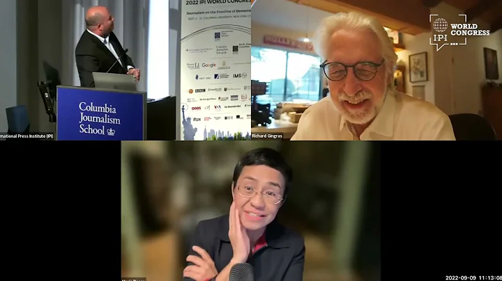 Holding the line for journalism: Maria Ressa and Richard Gingras in conversation with Brian Stelter