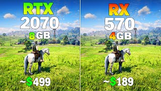 RTX 2070 vs RX 570 - Test in 8 Games