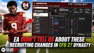 EA Didn’t Tell Us About These Recruiting Changes in CFB 27 Dynasty
