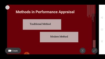 Traditional Methods of Performance appraisal system