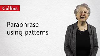Grammar patterns 9 Paraphrase using patterns