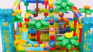 INSANE LEGO Duplo Marble Run ASMR 🌈 Ultimate Dino Park Arena Race Battle! 🦕