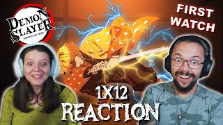 ZENITSU THUNDERCLAP AND FLASH!⚡️| Demon Slayer | S1E12 Reaction