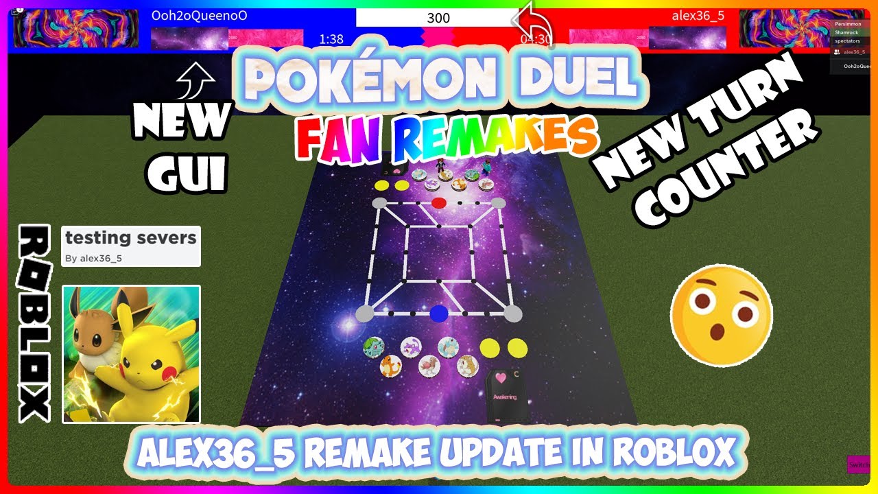 [CC] Pokemon Duel Fan Remakes Alex36_5's Remake Update in Reblox *So Many NEW Features 😲🙌*