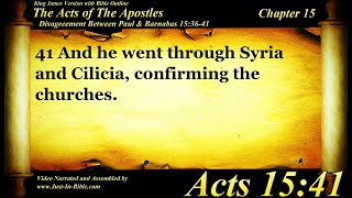 The Acts of the Apostles Chapter 15 - Bible Book 44 - The Holy Bible KJV in HD 4K Audio Text