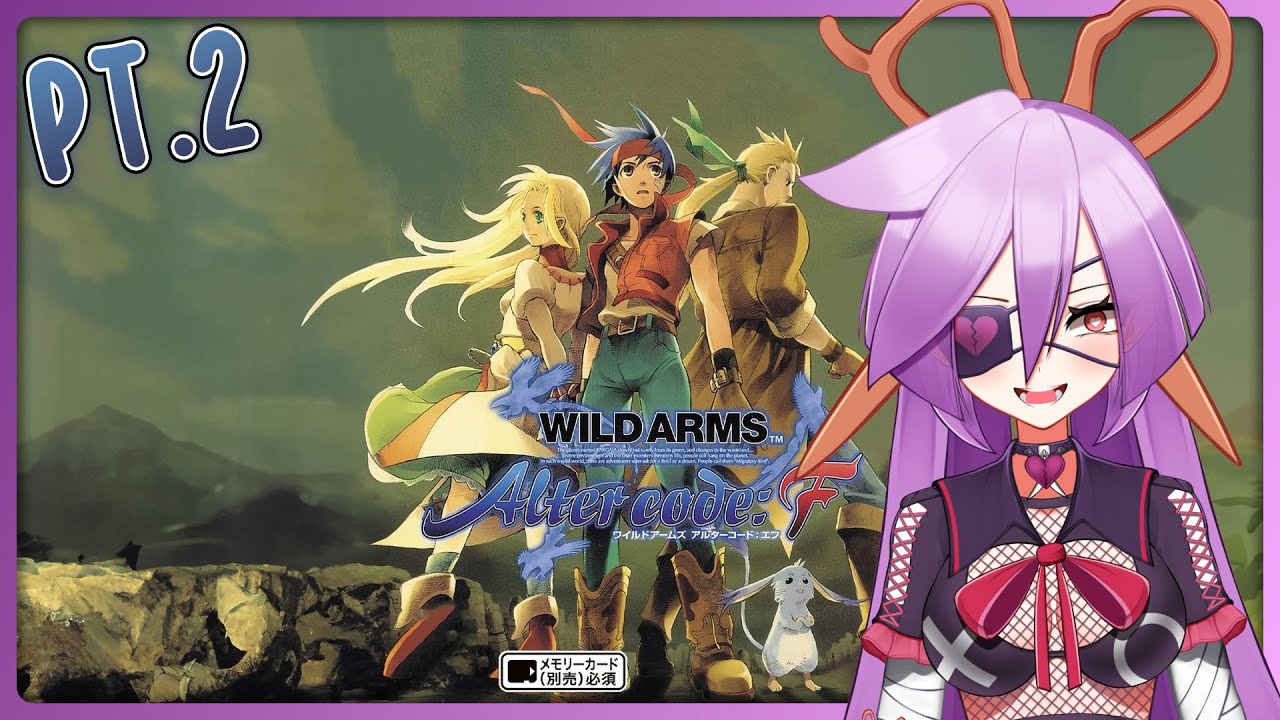 【Wild Arms Alter Code: F】 Playing on ORIGINAL PS2!!! (yes the disc