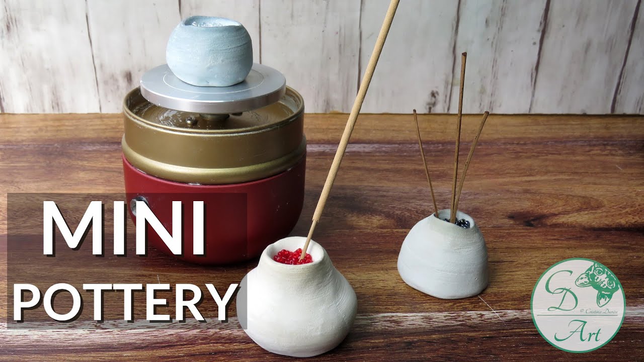 A Pottery Wheel Kit to Make & Paint Real Pots!
