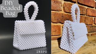 HOW TO MAKE A BEADED BAG \/\/ DIY WITH BEADS