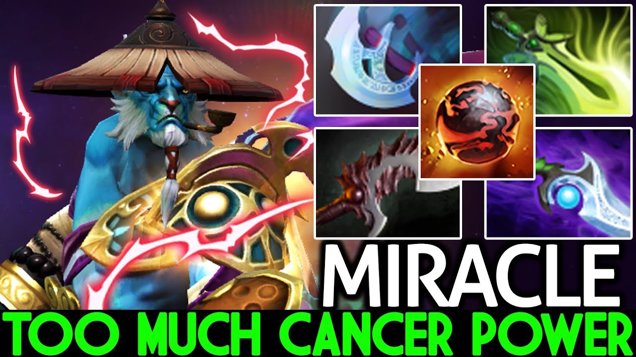 MIRACLE [Phantom Lancer] Too Much Cancer Power Unkillable Build 7.23 Dota 2