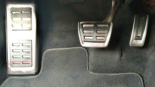 Накладки на педали под R-Line за 10 баксов .Установка на VW Passat B8.