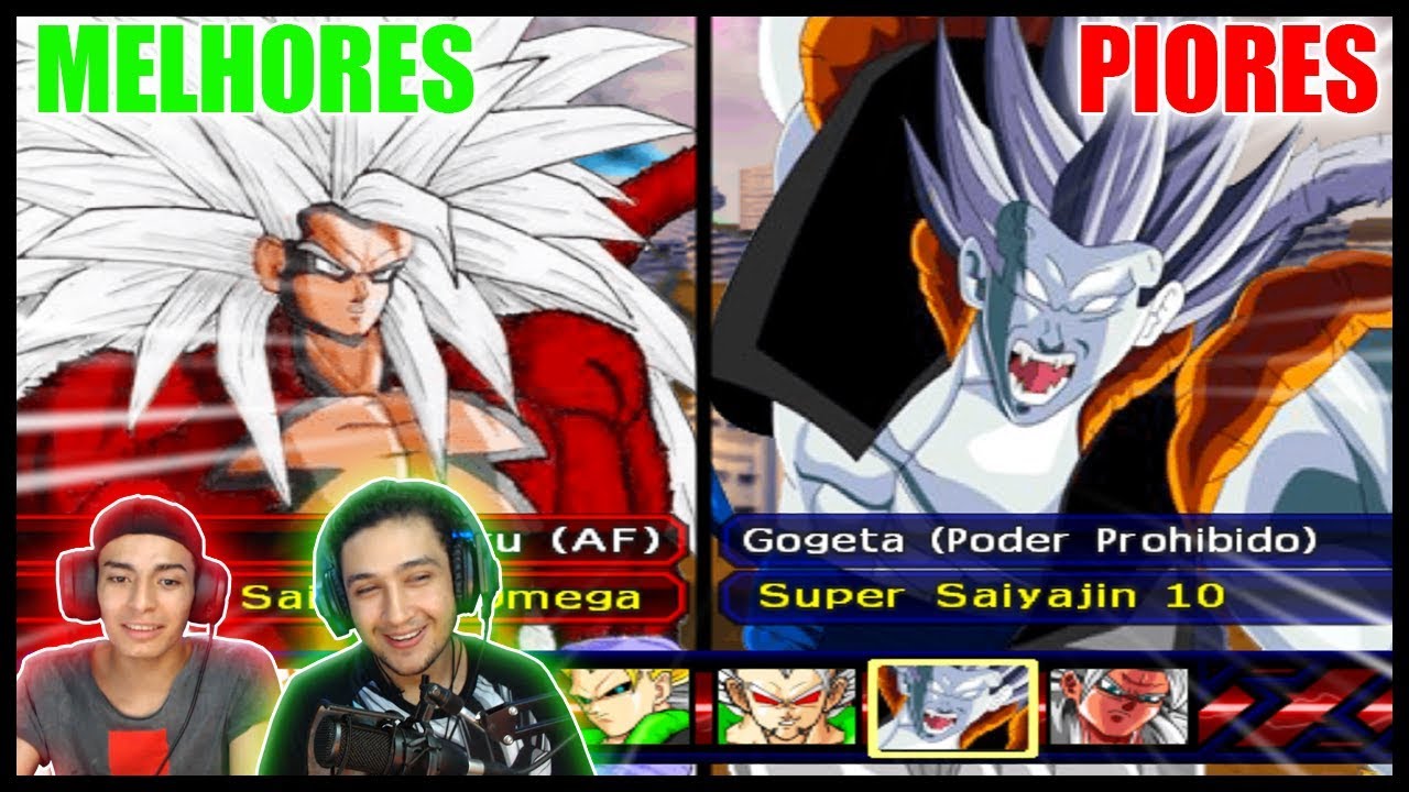 AS PIORES vs AS MELHORES ANOMALIAS (MULTIPLAY) DBZ Budokai Tenkaichi 3