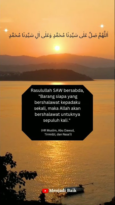 BALASAN SHOLAWAT NABI  ||story wa islami 30 detik || motivasi islami || quotes hijrah || sholawat