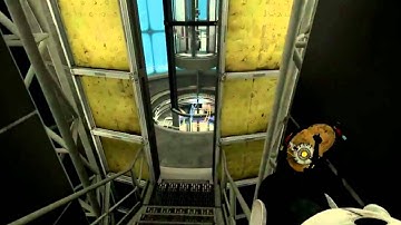 Portal 2 - sp_a4_tb_catch - Intended Solution