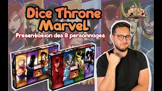 Dice Throne Marvel / Présentation des 8 personnages