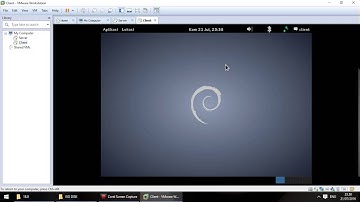Menghubungkan OS Server dan Client di VM Ware