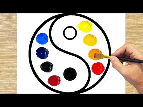 How to Draw Easy Moonlight Landscape Tutorial Compilation | Satisfying Acrylic Painting