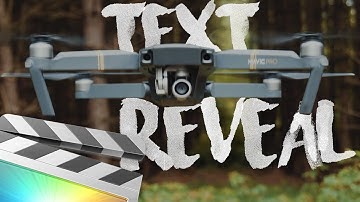 Masking Text with Objects In Final Cut Pro // FCP X Tutorial