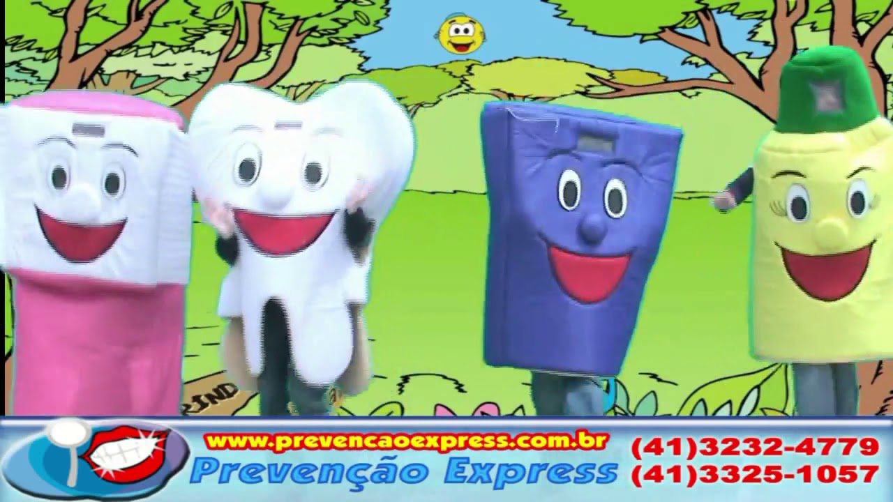 KIT FANTASIAS QUARTETO DA SAÚDE BUCAL